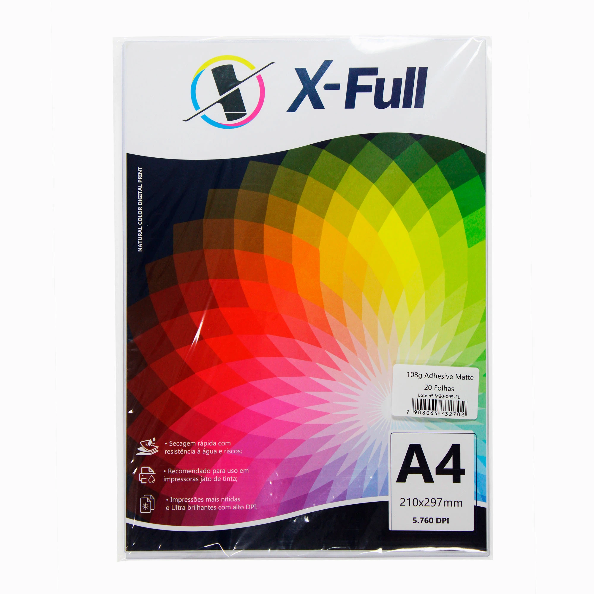 PAPEL X-FULL ADHESIVE 20 FOLHAS